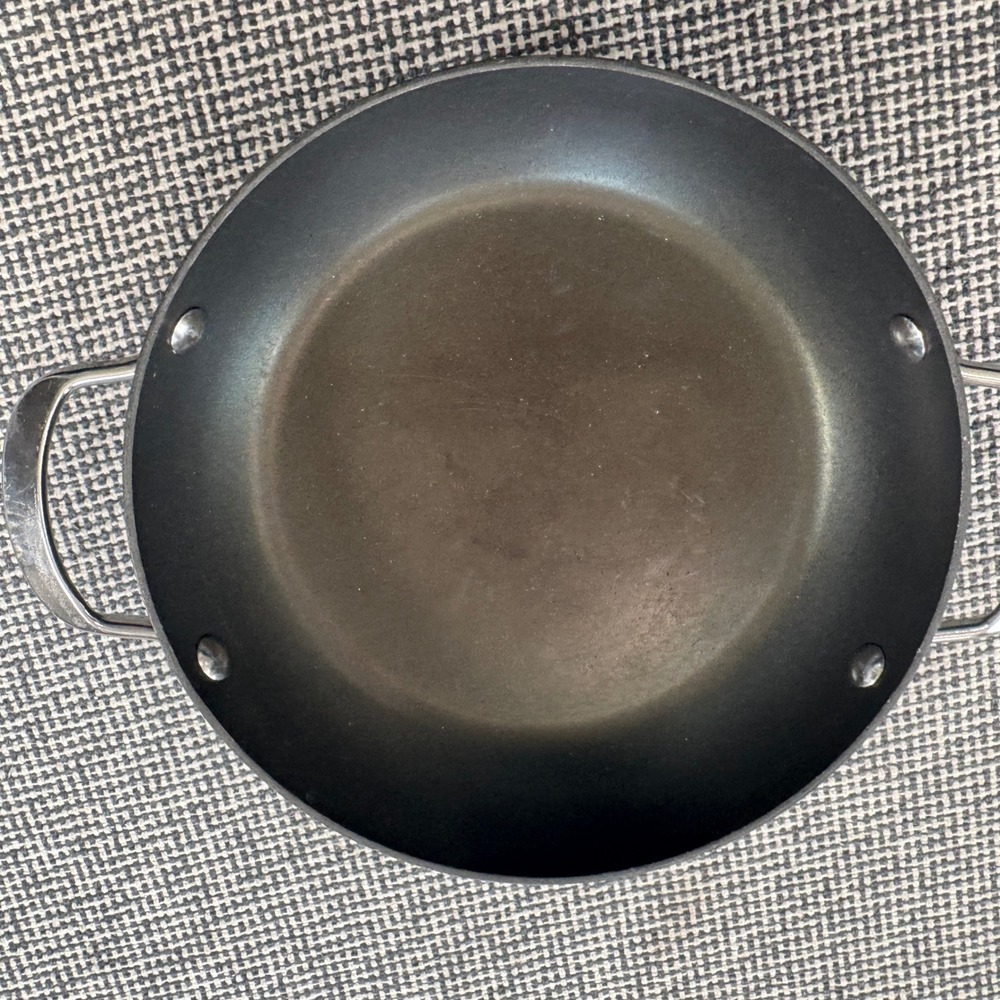 Anolon Hard-Anodized Nonstick 10 Inch Skillet 24cm Dual Handle Pan 007 T Gray